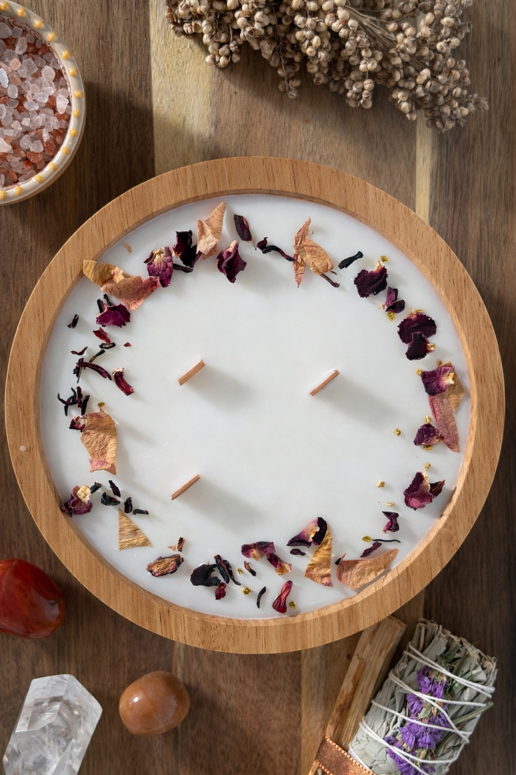 Bougie Rituel Profond - Cœur de lune