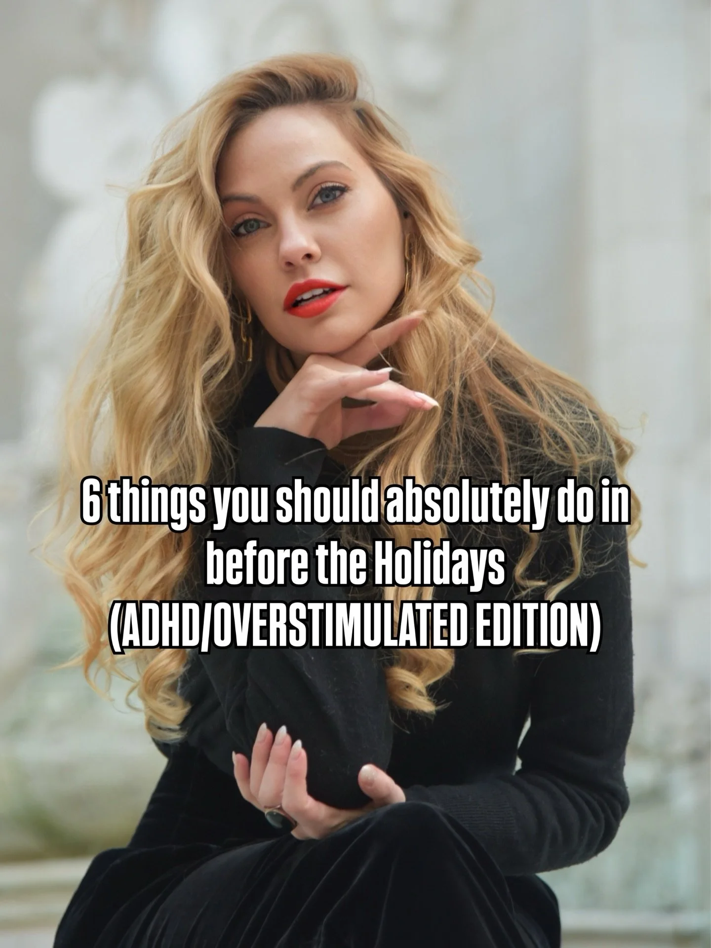 This one&rsquo;s for everyone (but especially my #adhd people) who already KNOW the holidays are about to be OVERSTIMULATING, OVERSTUFFED, and OVERWHELMING. If you&rsquo;re already wondering how the heck you&rsquo;re going to manage it all, you&rsquo