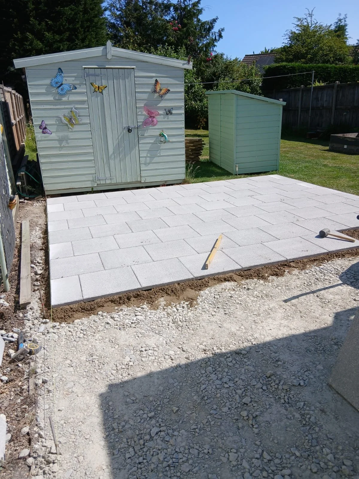 Oranssi technician working on a roof project