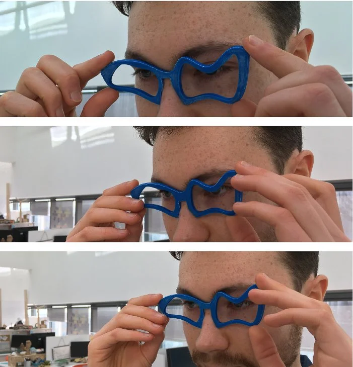 Three nose bridge variations in user comfort testing