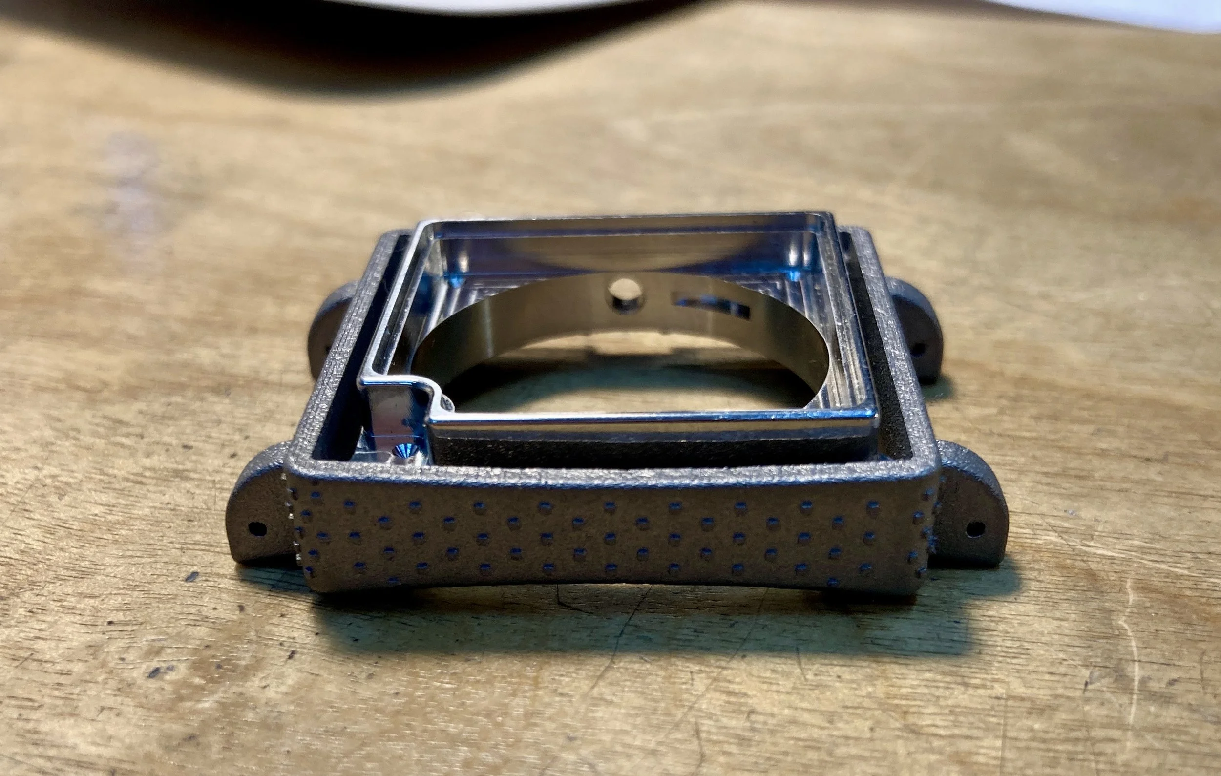 Alternate side detailing focused on texture - radically changing the feel of the piece