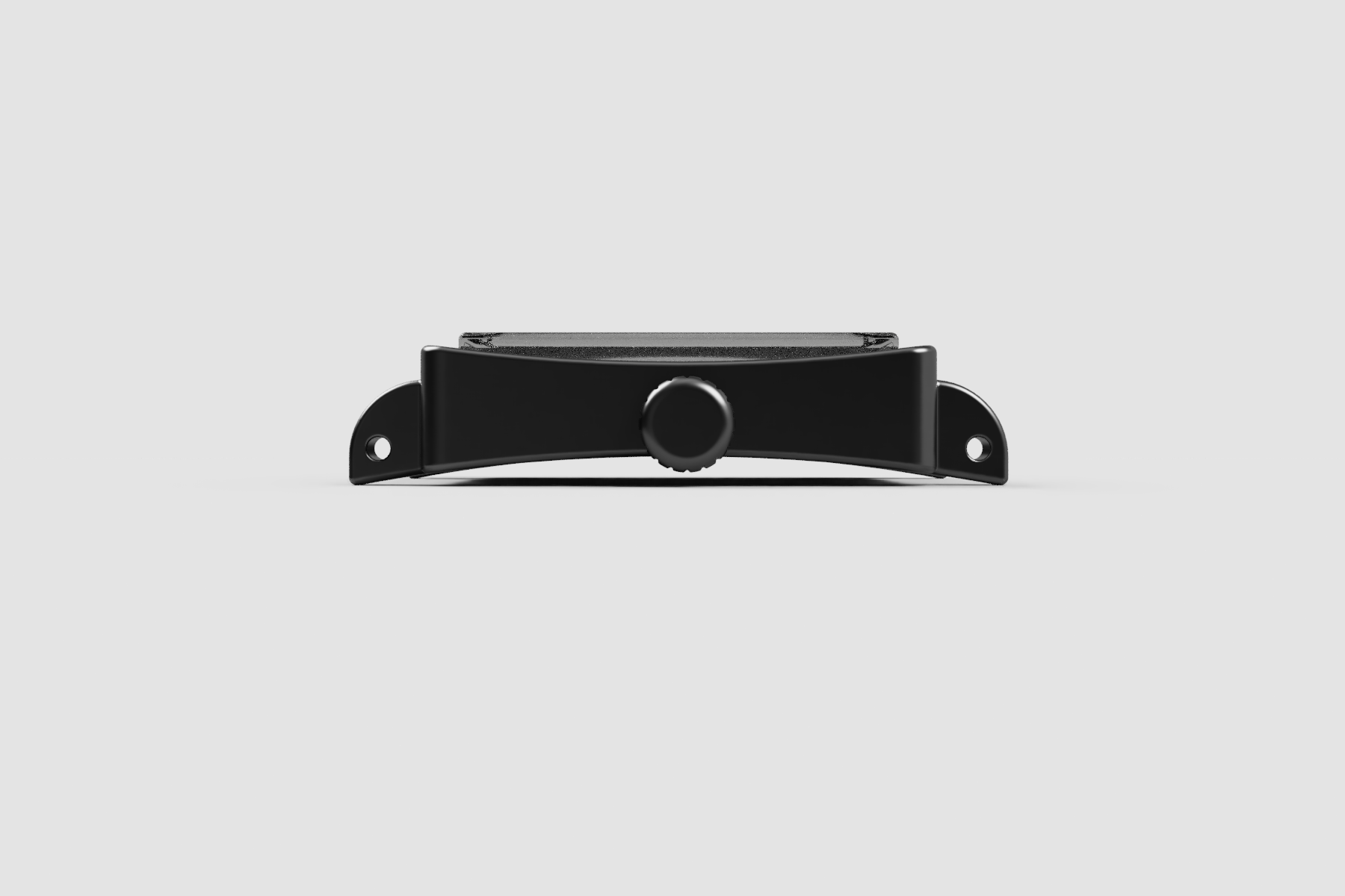 The curved cross-section is sympathetic to the curved surface of the wrist