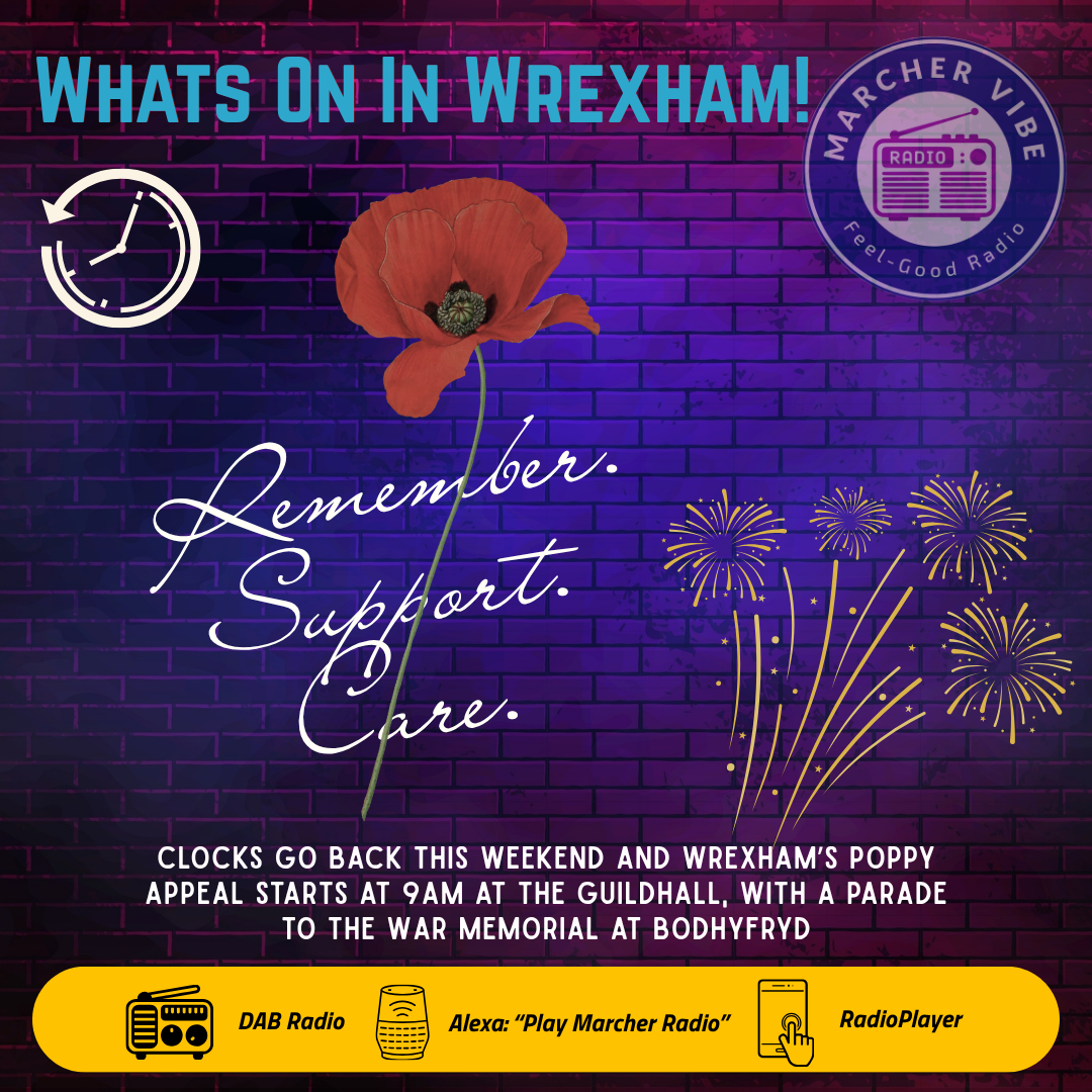 What’s On in Wrexham: Bonfire Night, Two Home Games and Remembrance