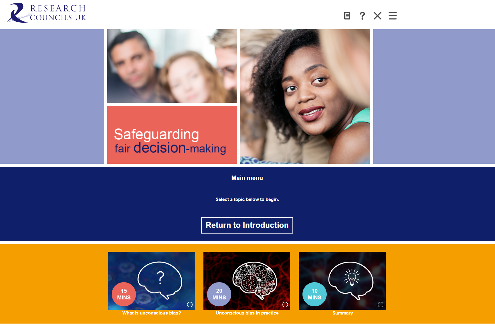 Research Councils UK - Unconscious Bias