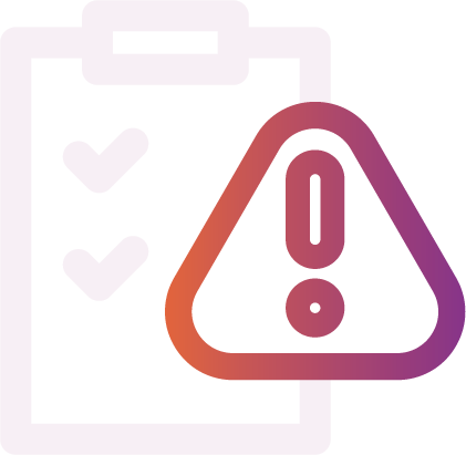 Abstract gradient illustration with shades of purple, pink, and orange.