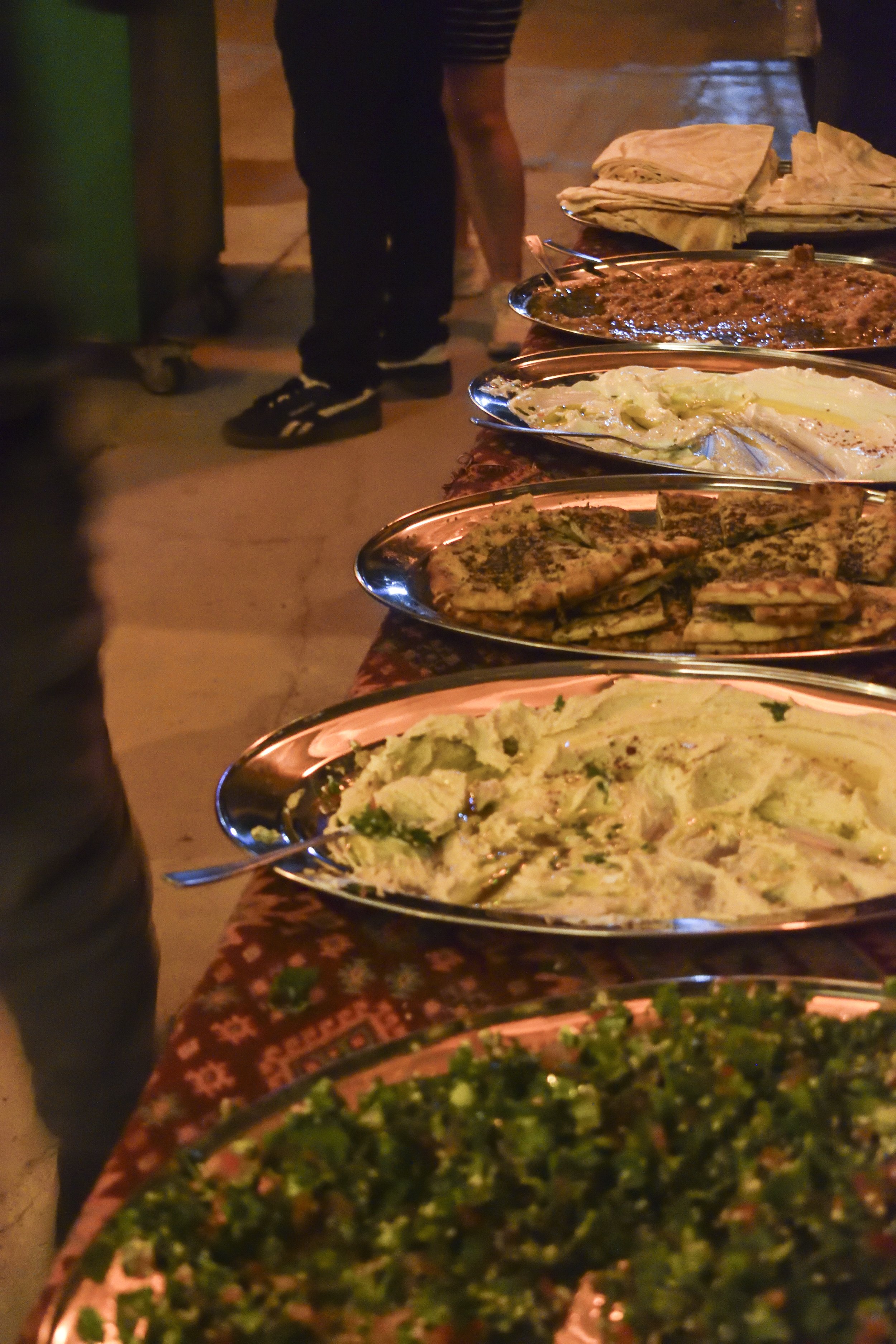 film festival opening night Limassol Cyprus Kufiya Cafe Palestinian food Cyprus 