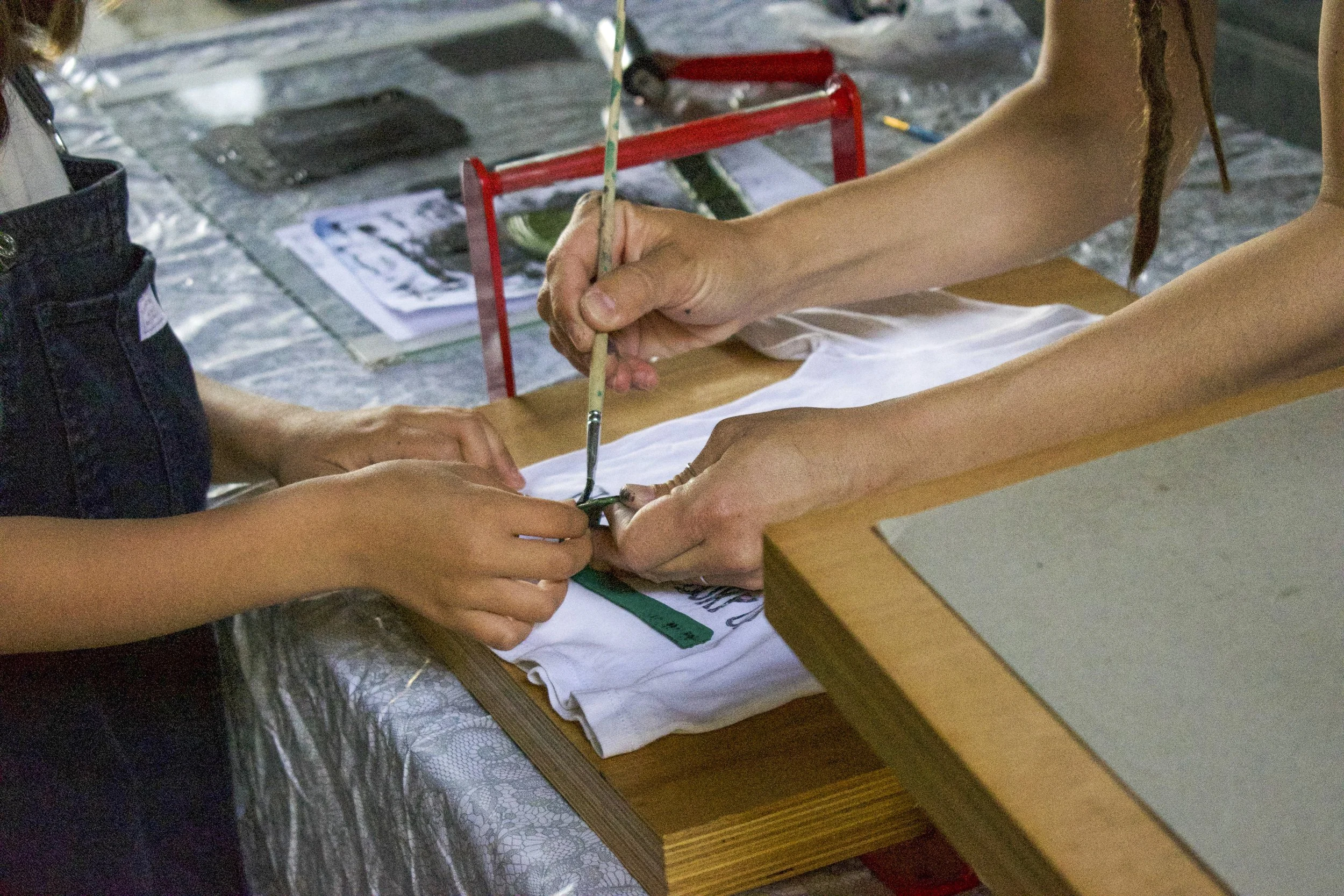 Lino cut print workshop Limassol Cyprus festival events closing night 