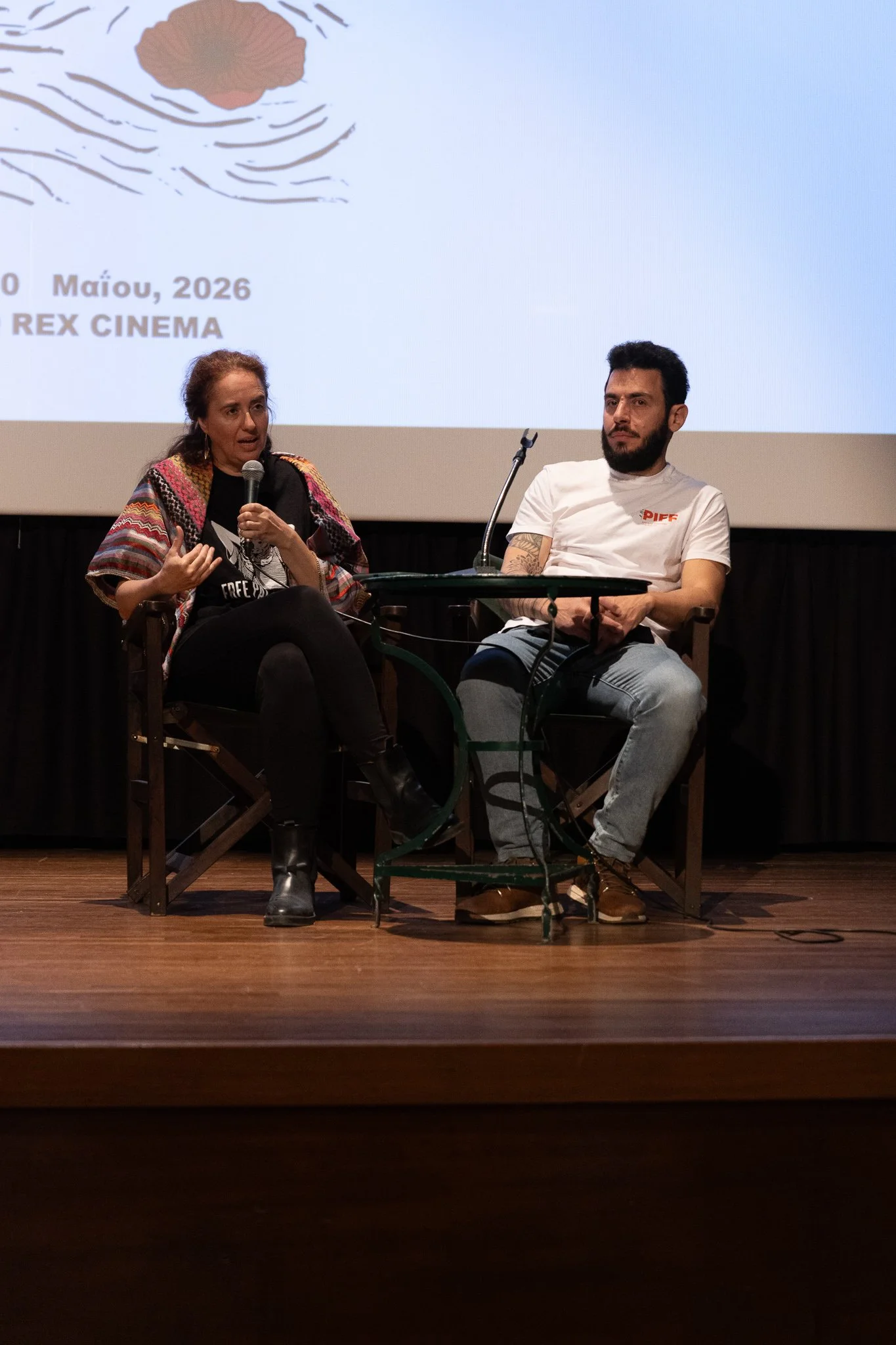 FILM FESTIVAL Agios Nikolaos Crete Q&A discussion  3rd edition Palestine on screen