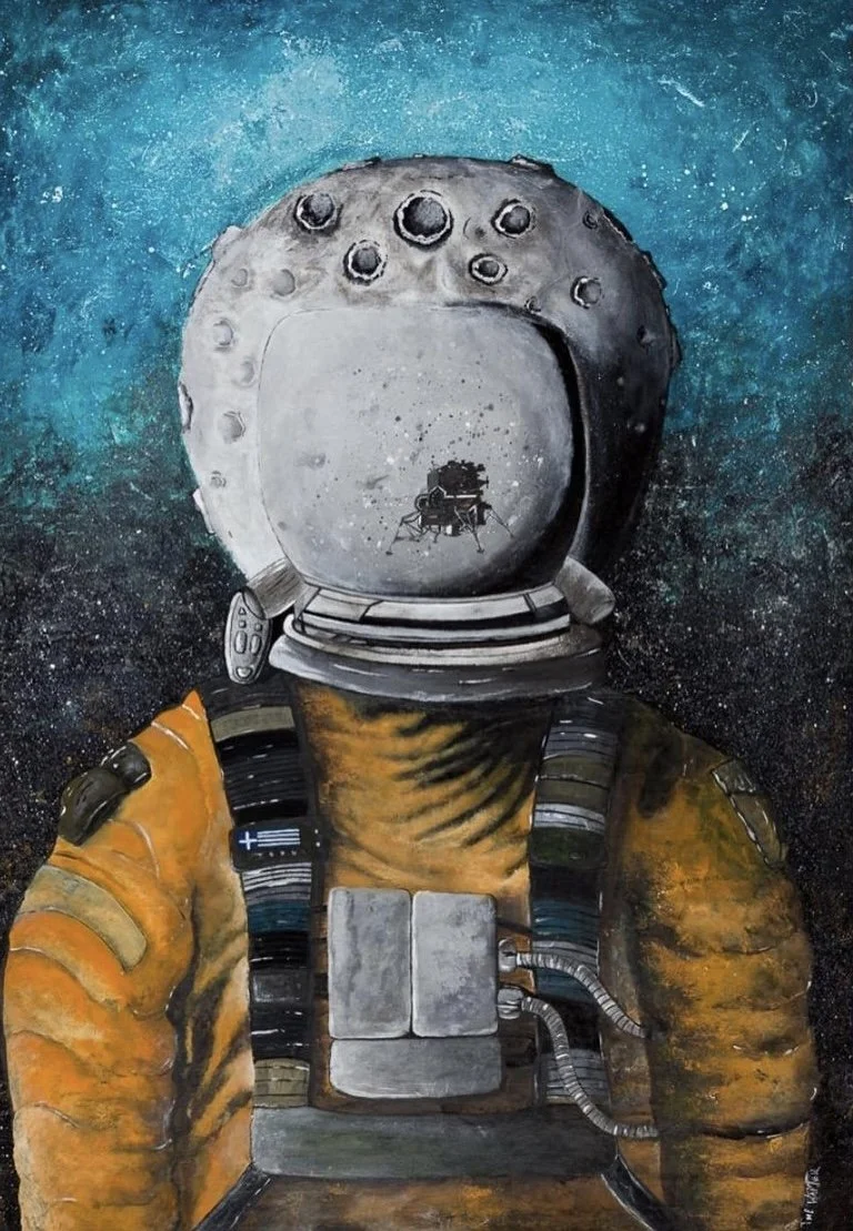 He had the moon in his head