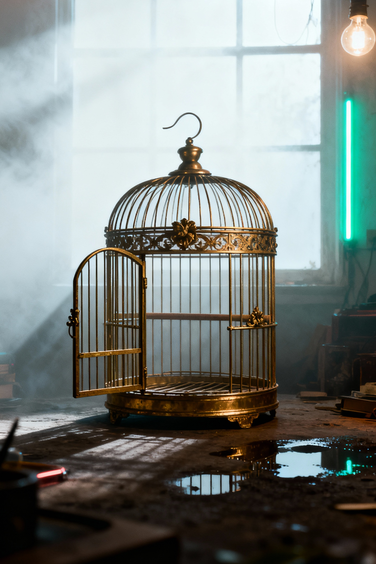 Vögel im Käfig denken, Fliegen sei eine Krankheit