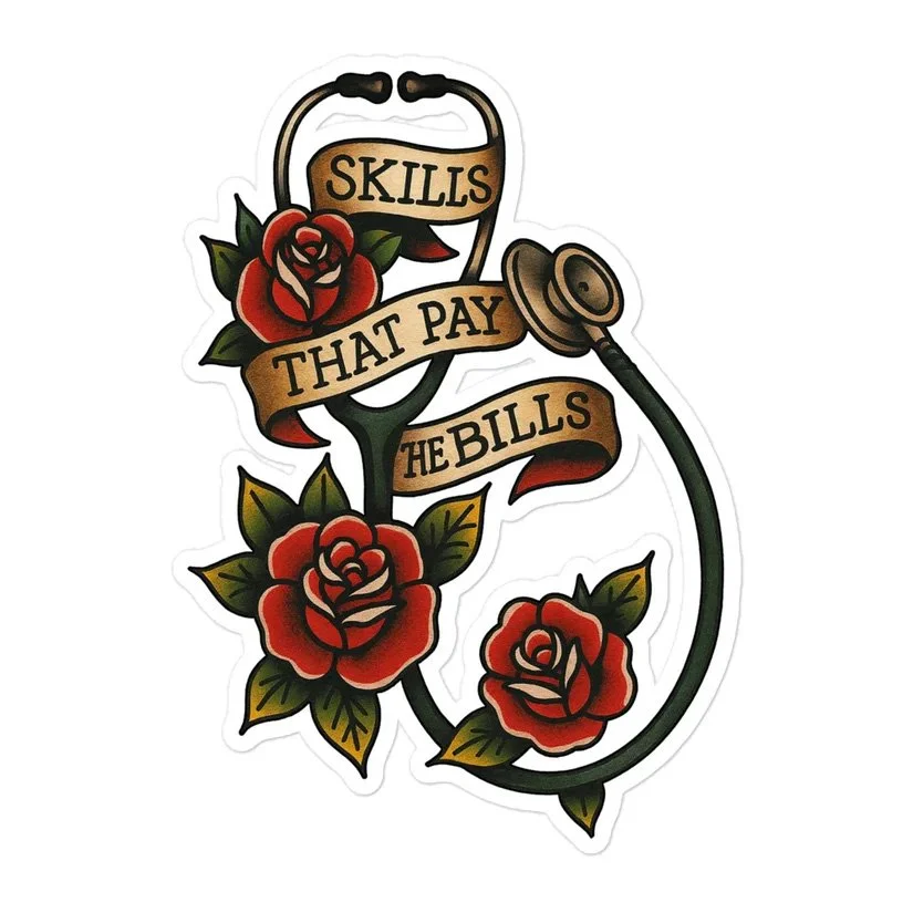 Nursing Skills Sticker