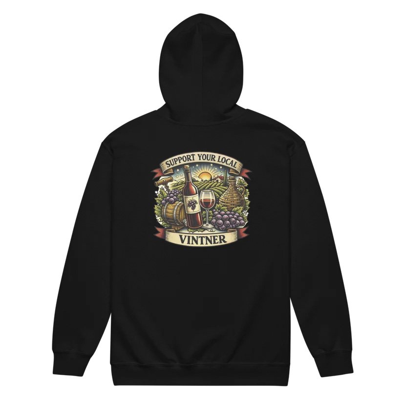 Vintner Support Zip-Up Hoodie