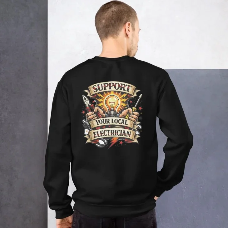 Electrician Support Sweatshirt