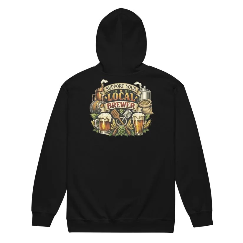 Brewer Support Zip-Up Hoodie