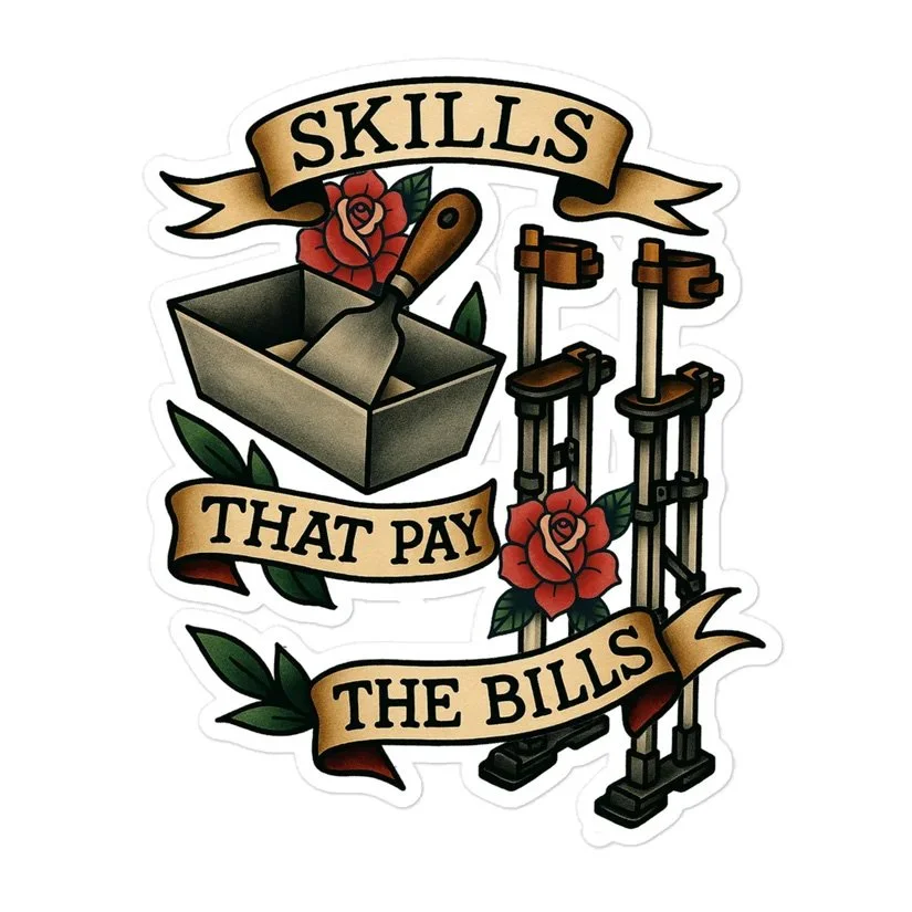 Drywall Skills Stickers