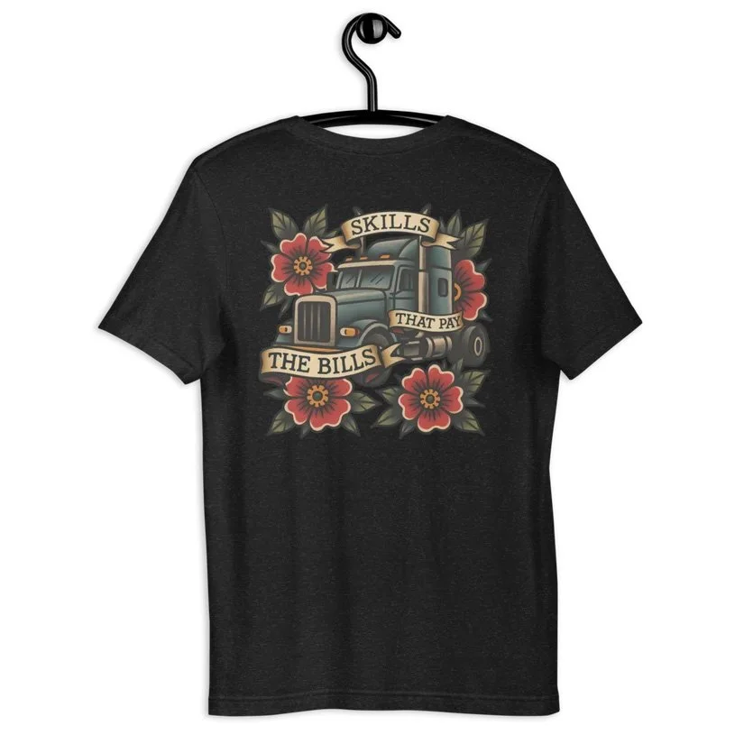 Trucker Skills Lightweight T-Shirt