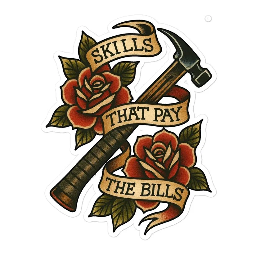 Carpentry Skills Stickers