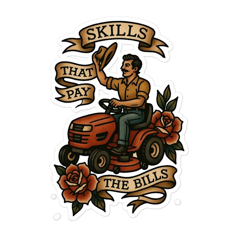 Landscaper Skills Stickers