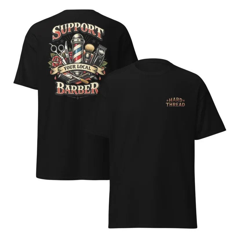 Barber Support Heavyweight T-Shirt