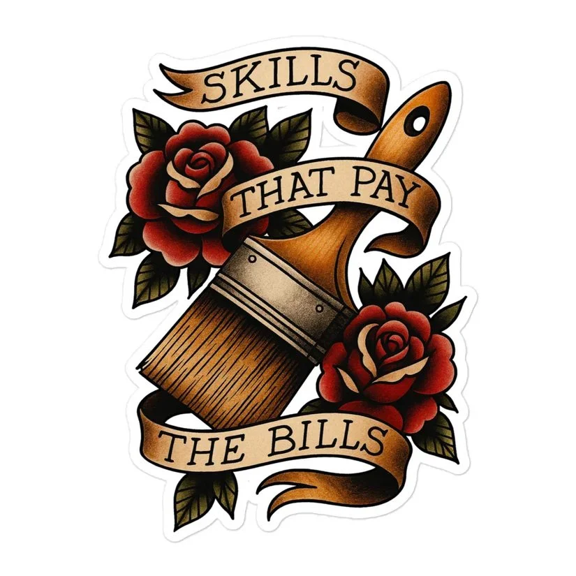 Painter Skills Stickers