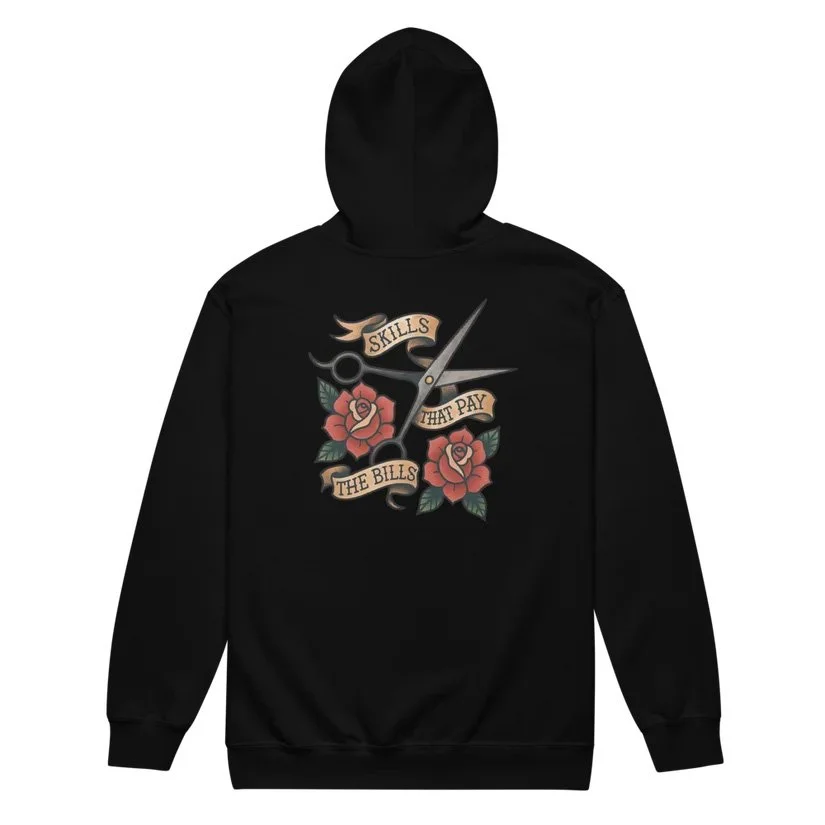 Stylist Skills Zip-Up Hoodie