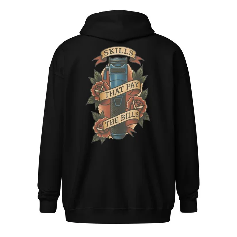 Clipper Skills Zip-Up Hoodie