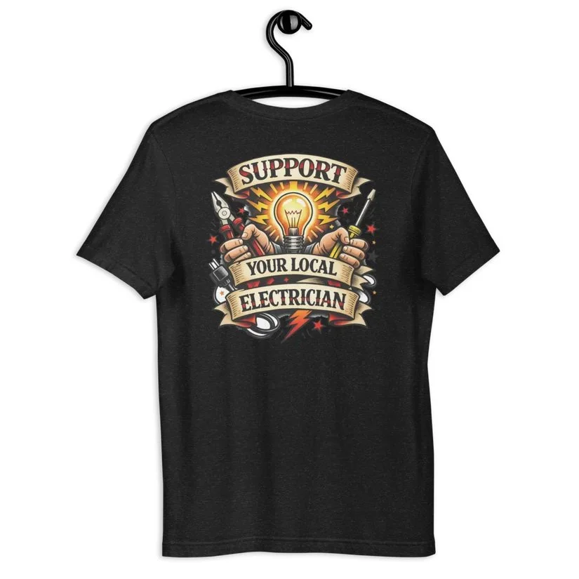 Electrician Support Lightweight T-Shirt