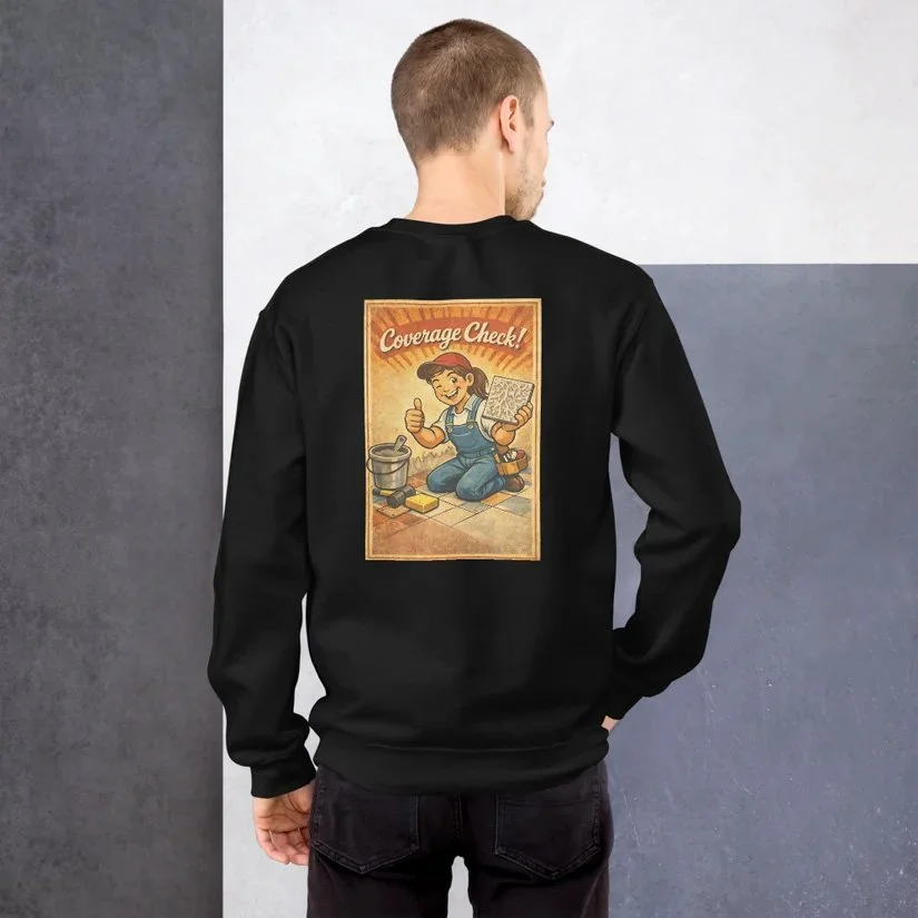 Coverage Check Gal Sweatshirt