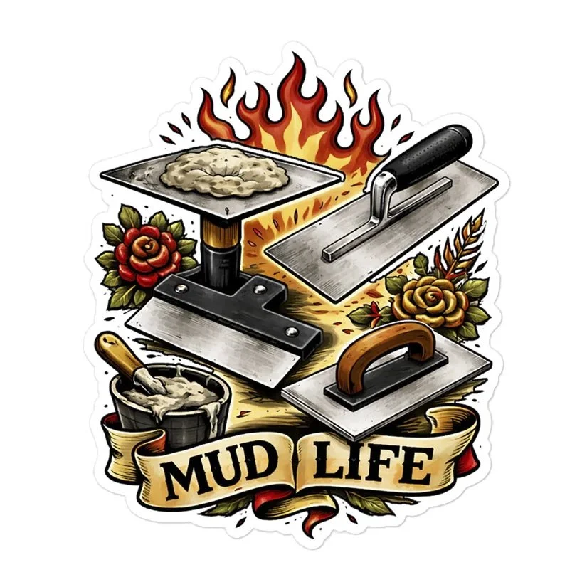 Mud Life Stickers