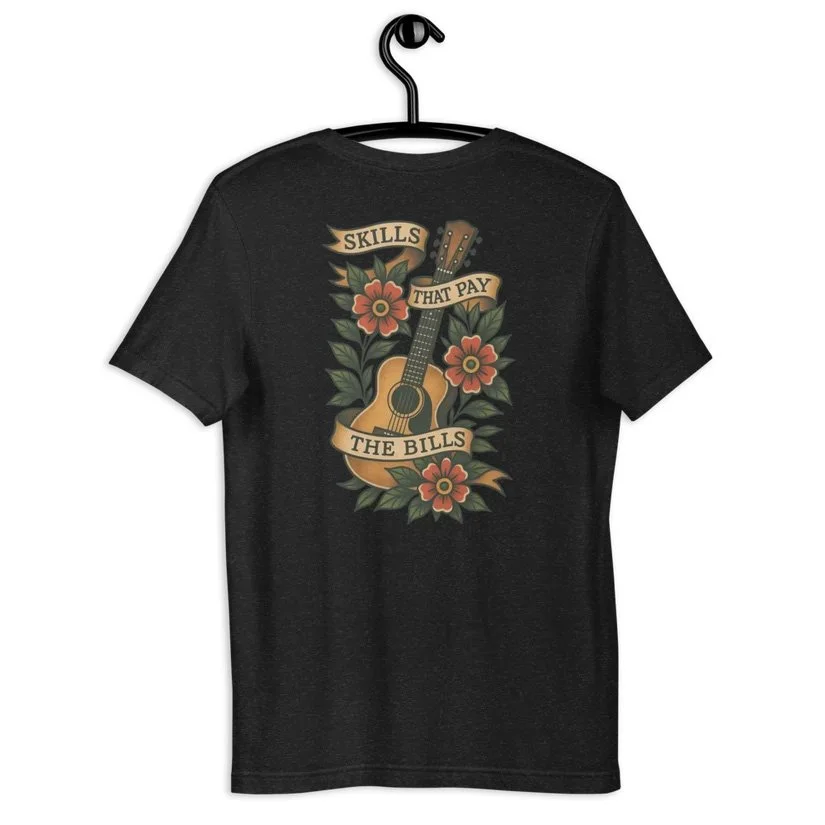 Guitar Skills Lightweight T-Shirt