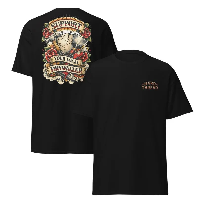 Drywall Support Heavyweight T-Shirt