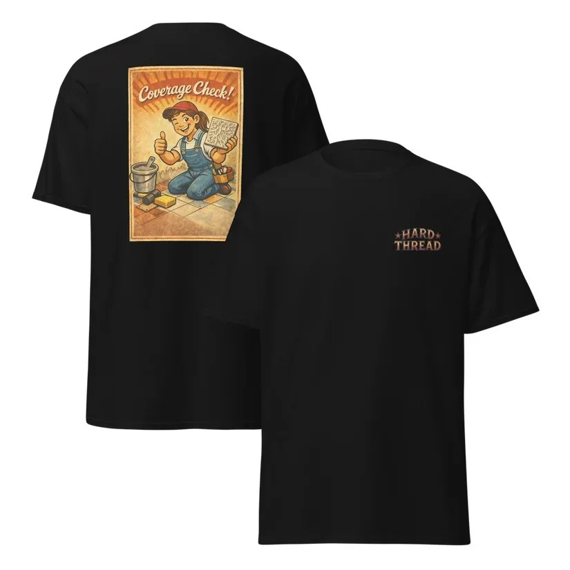 Coverage Check Gal Heavyweight T-Shirt