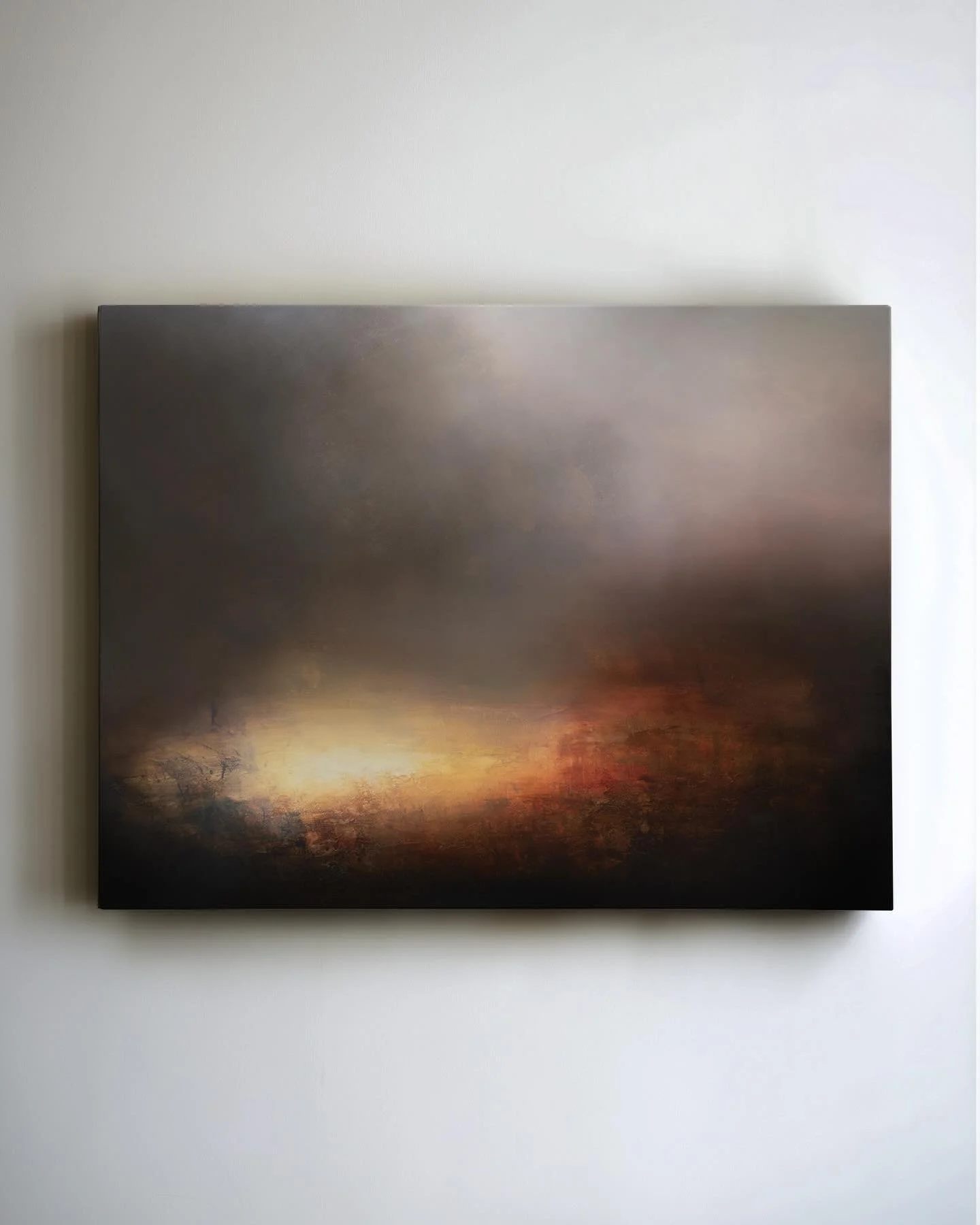 Nature holds her breath . &ldquo;The Great Divide&rdquo; - oil on canvas. Available from @clarendonfineartofficial