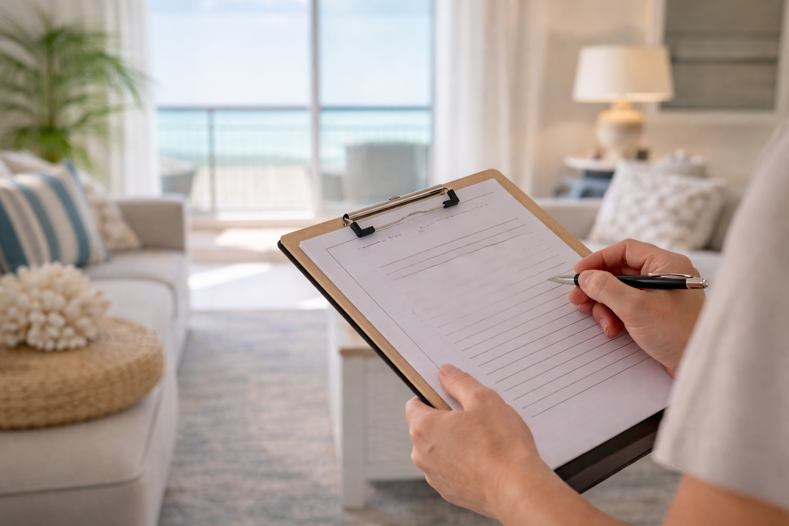 Final inspection and checklist process for Airbnb turnovers in Charleston SC ensuring properties are guest-ready