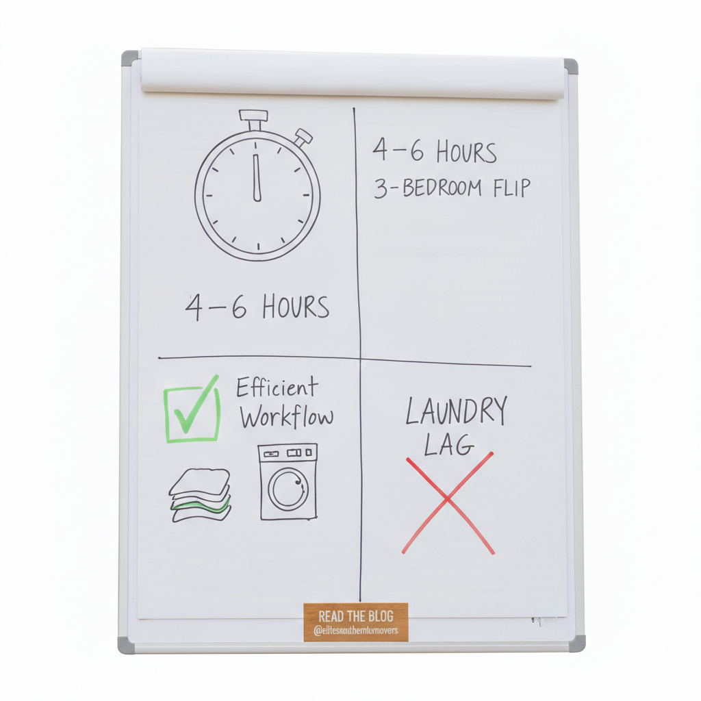 Timing Your Turnover: How Long Does It REALLY Take to Clean a 3-Bedroom Airbnb?