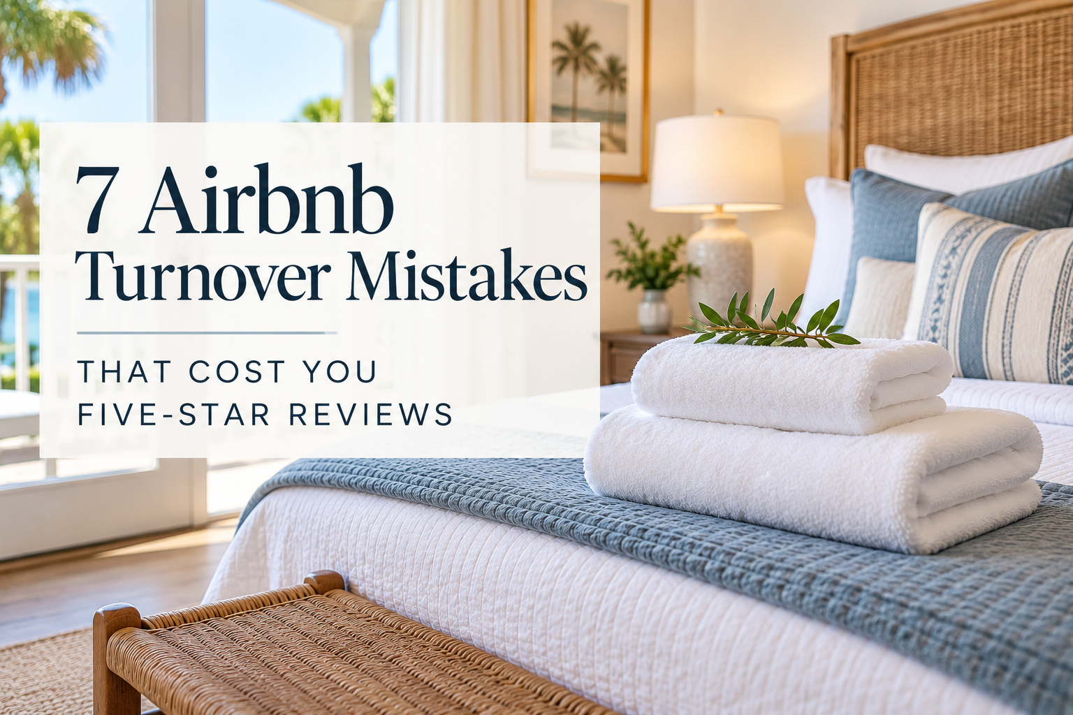 7 Airbnb Turnover Mistakes That Can Cost Charleston Vacation Rental Owners Five-Star Reviews