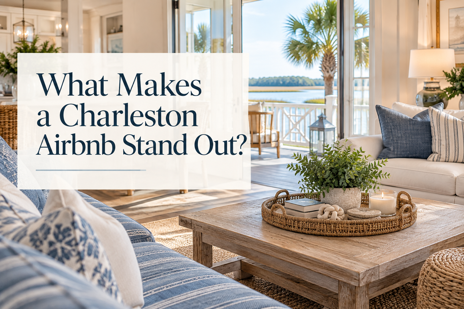 What Makes an Airbnb Stand Out in Charleston's Competitive Vacation Rental Market?
