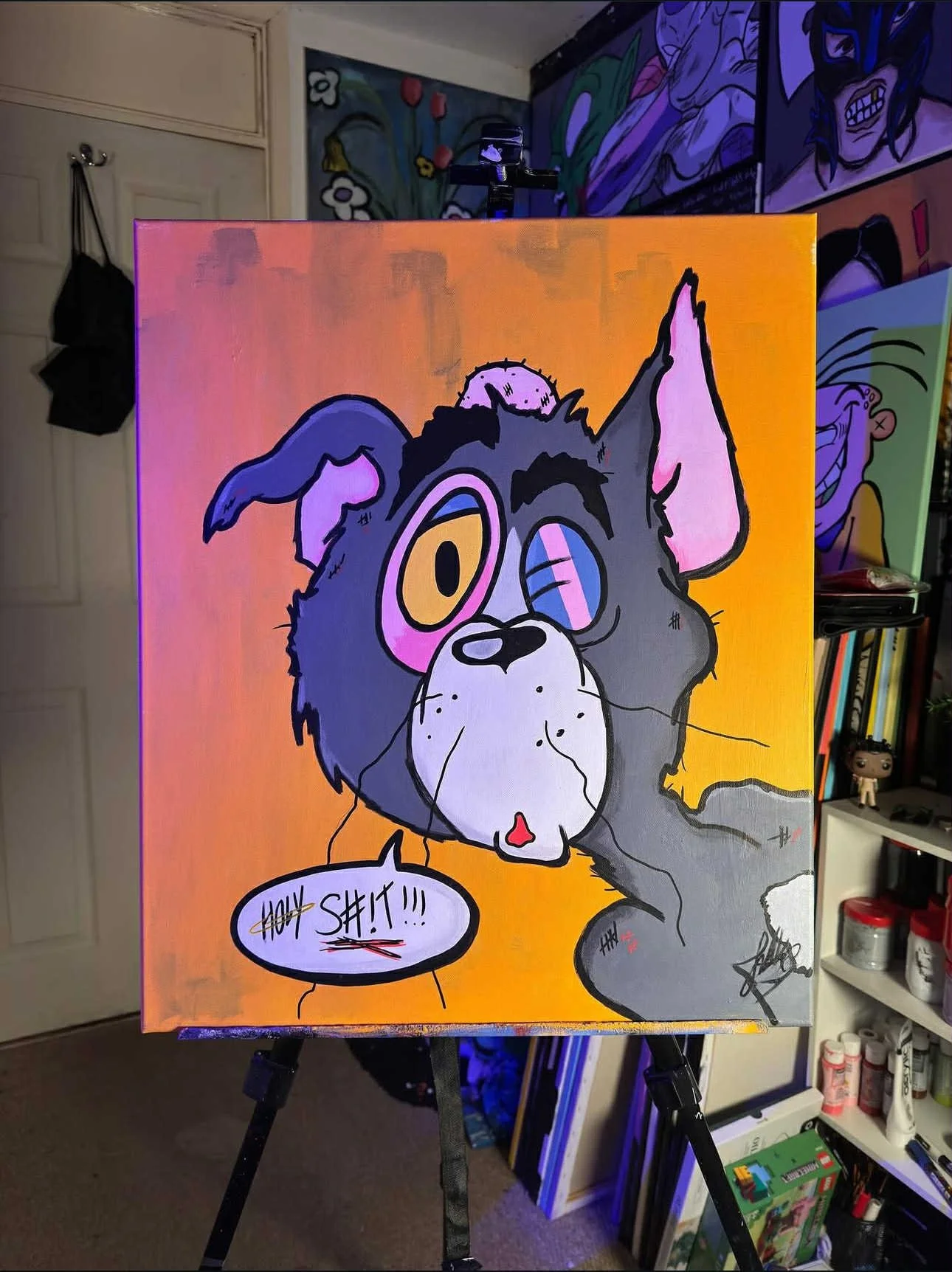 Beat Up Tom - Original Artwork