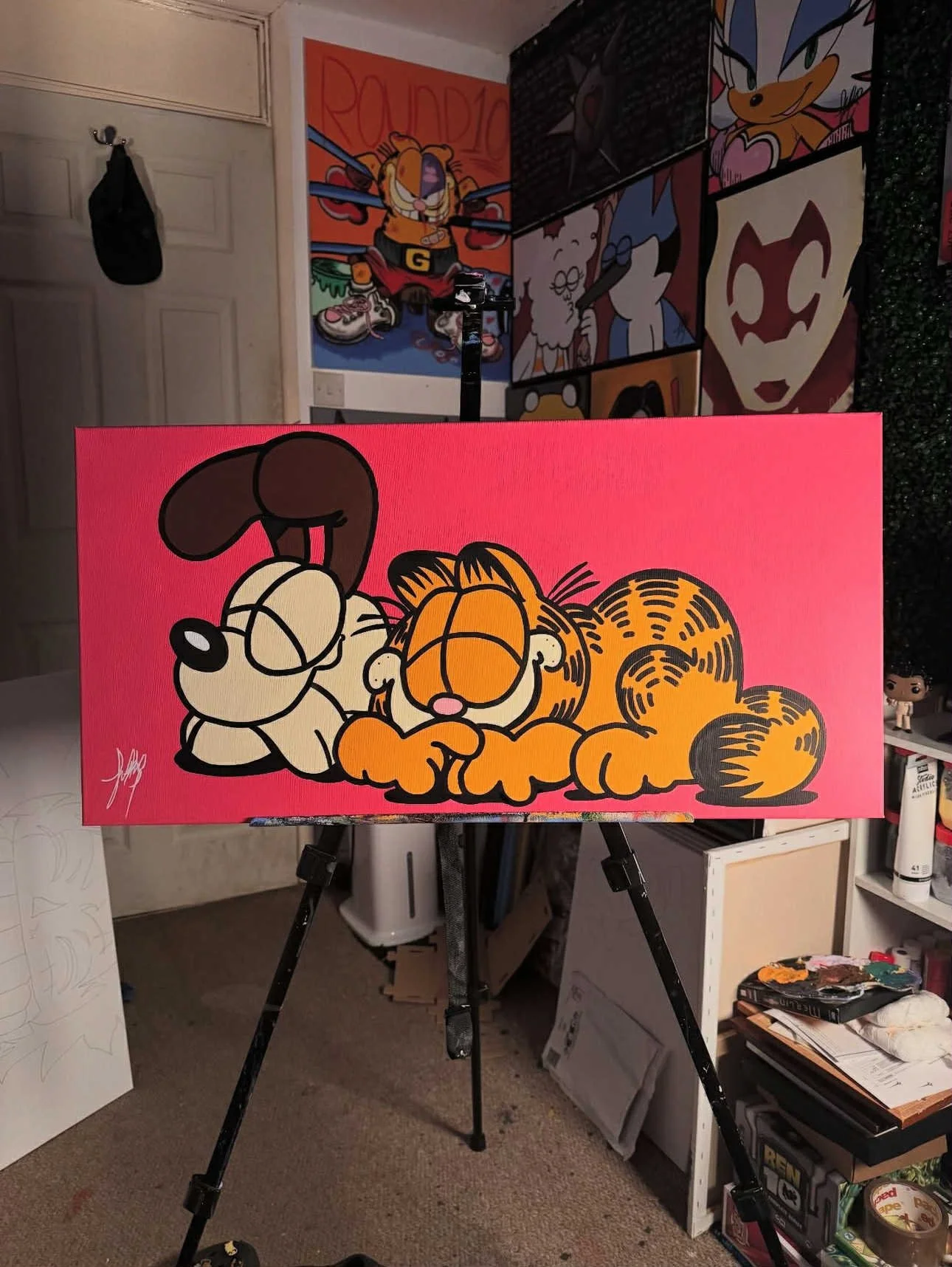 Garfield & Odie