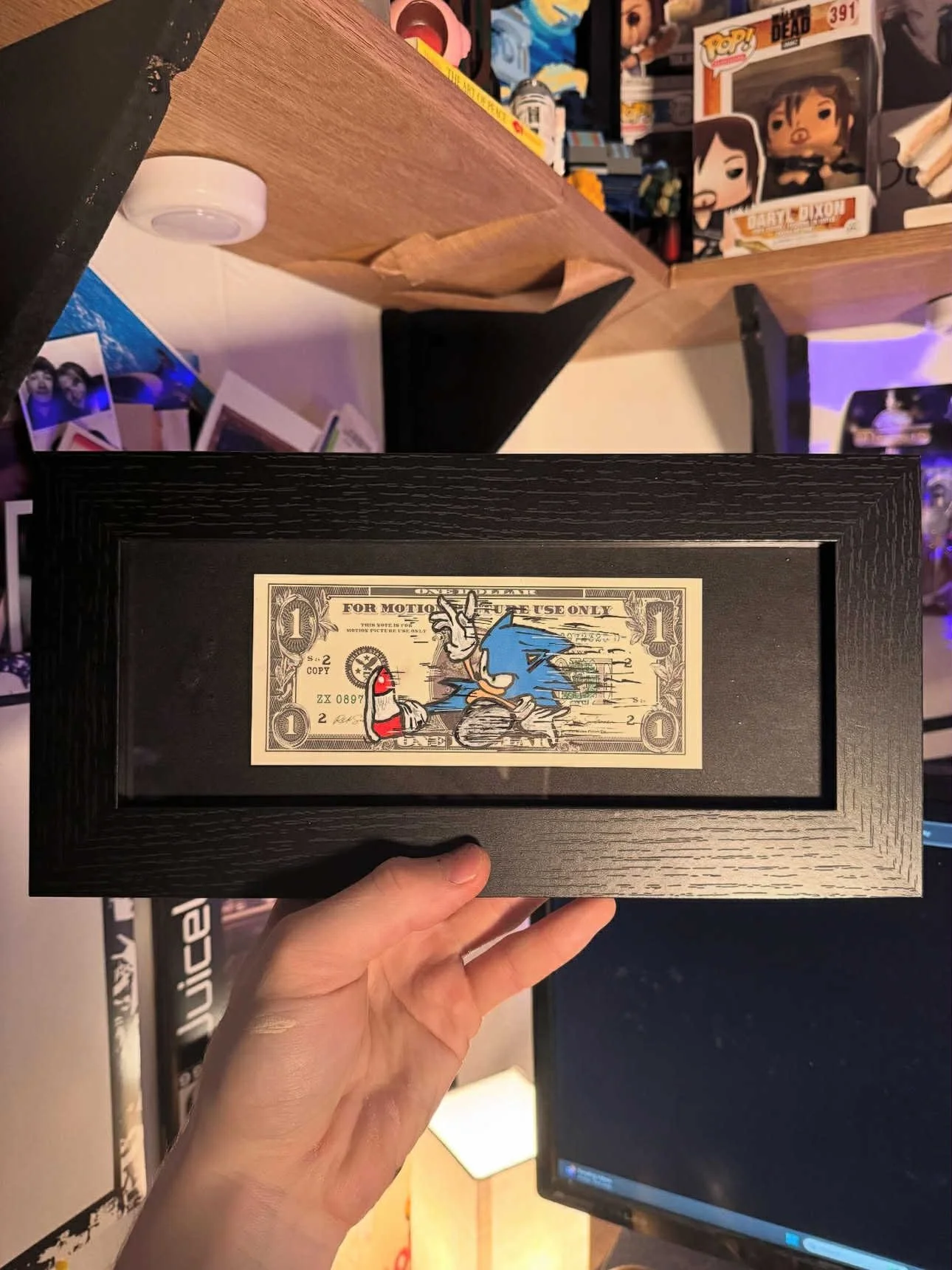 Sonic - Custom Dollar Bill