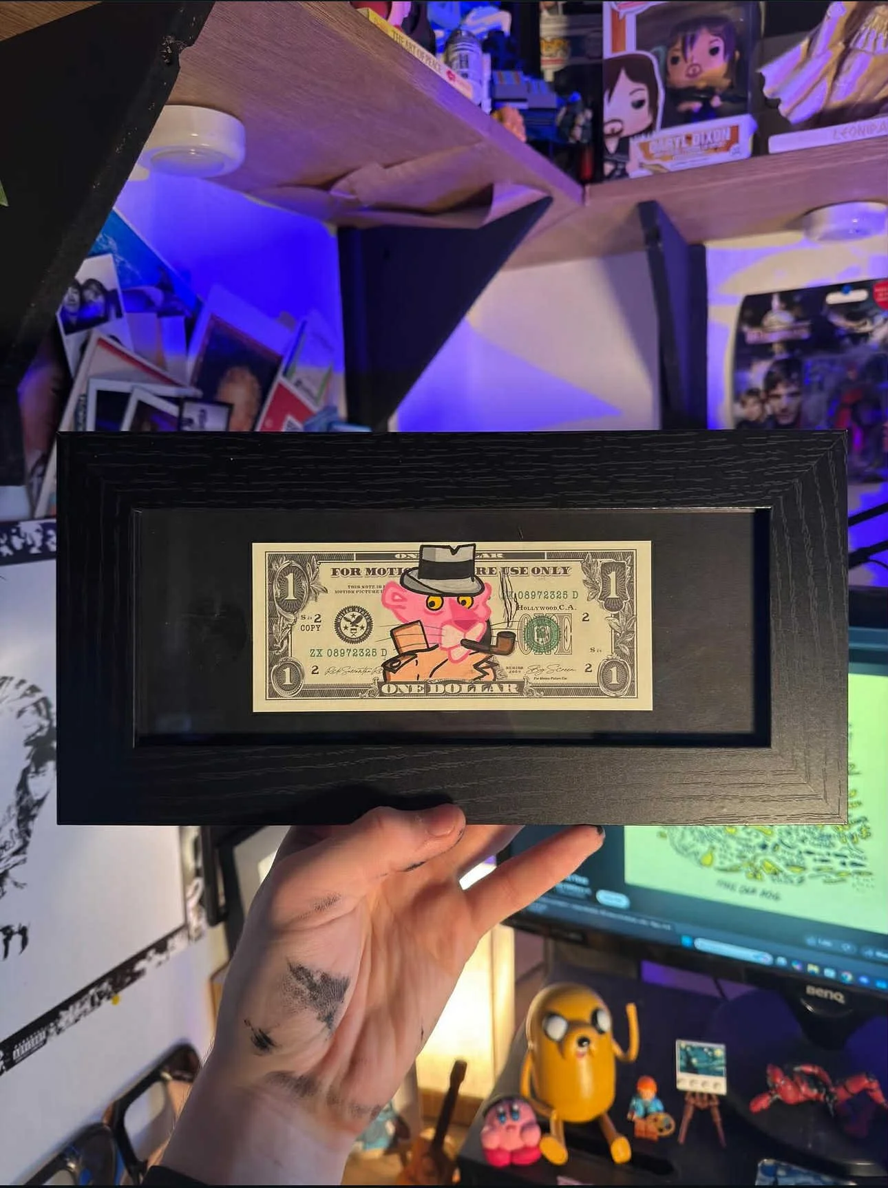 Detective Pink Panther - Custom Dollar Bill