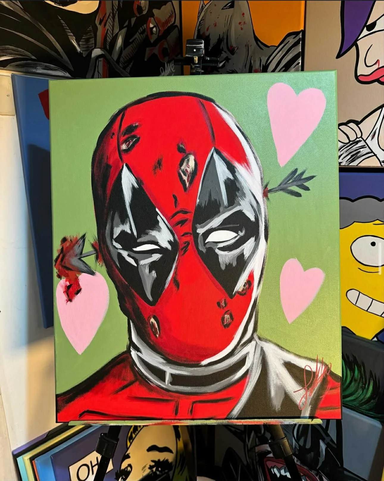 Shot By Cupid - Deadpool