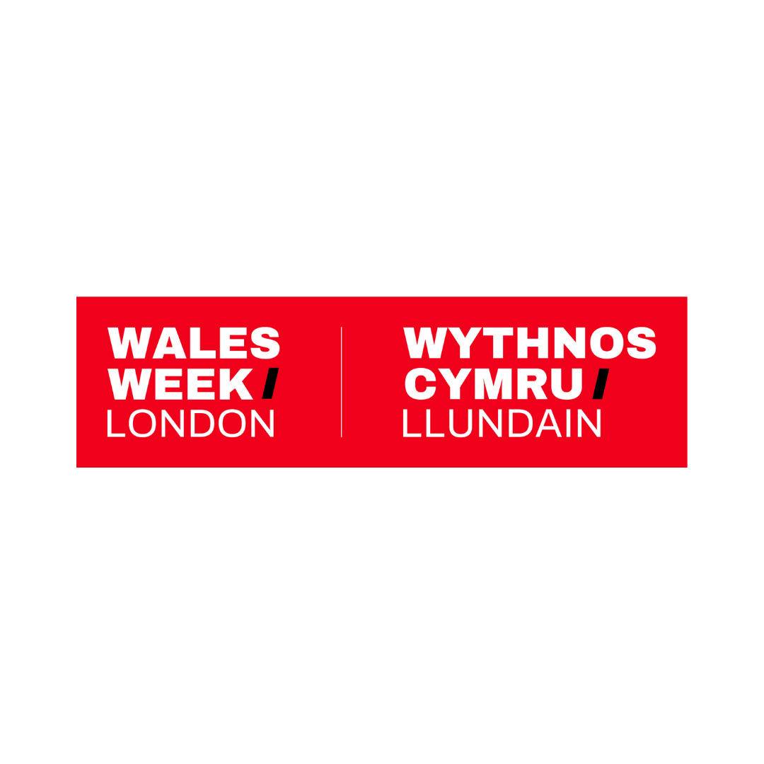 Welsh-English bilingual logo of Wales Week London.