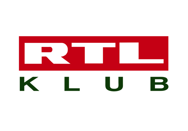 RTL Klub logo with white letters on a red background and green letters spelling 'KLUB' underneath.