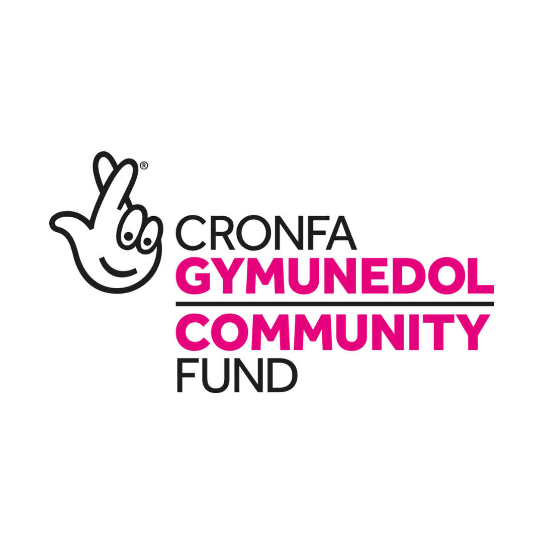 Welsh-English bilingual logo of the National Lottery Community Fund.