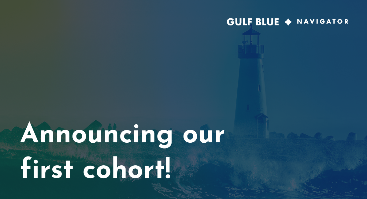The Gulf Blue Navigator Program Selects Inaugural Six Startup Companies