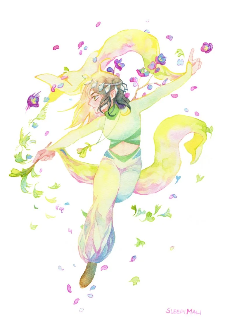 Spring Dancer - by SleepiMali - small version.jpg