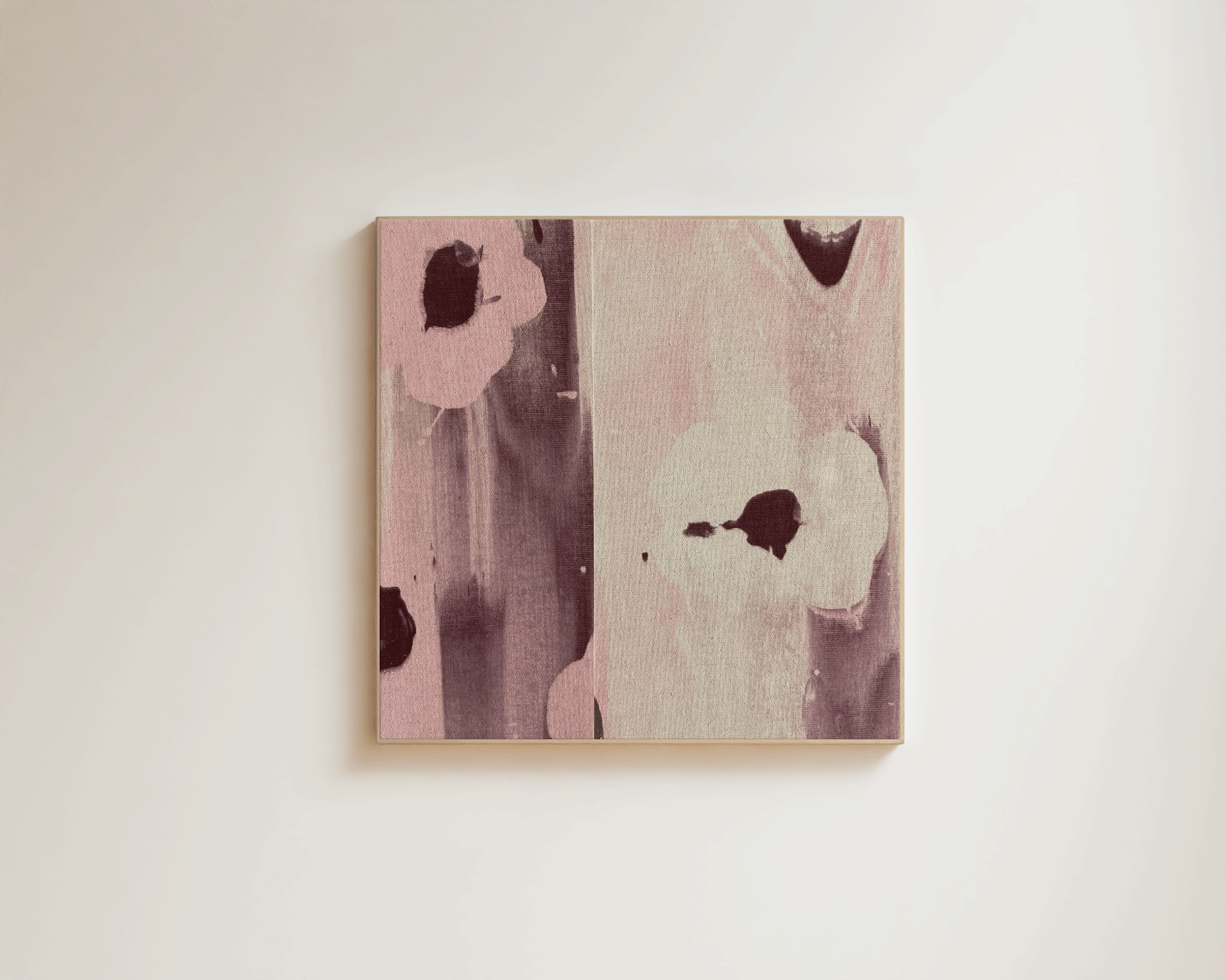 Tears In Her Eyes Smile On Her Face, 30x30cm 🔴