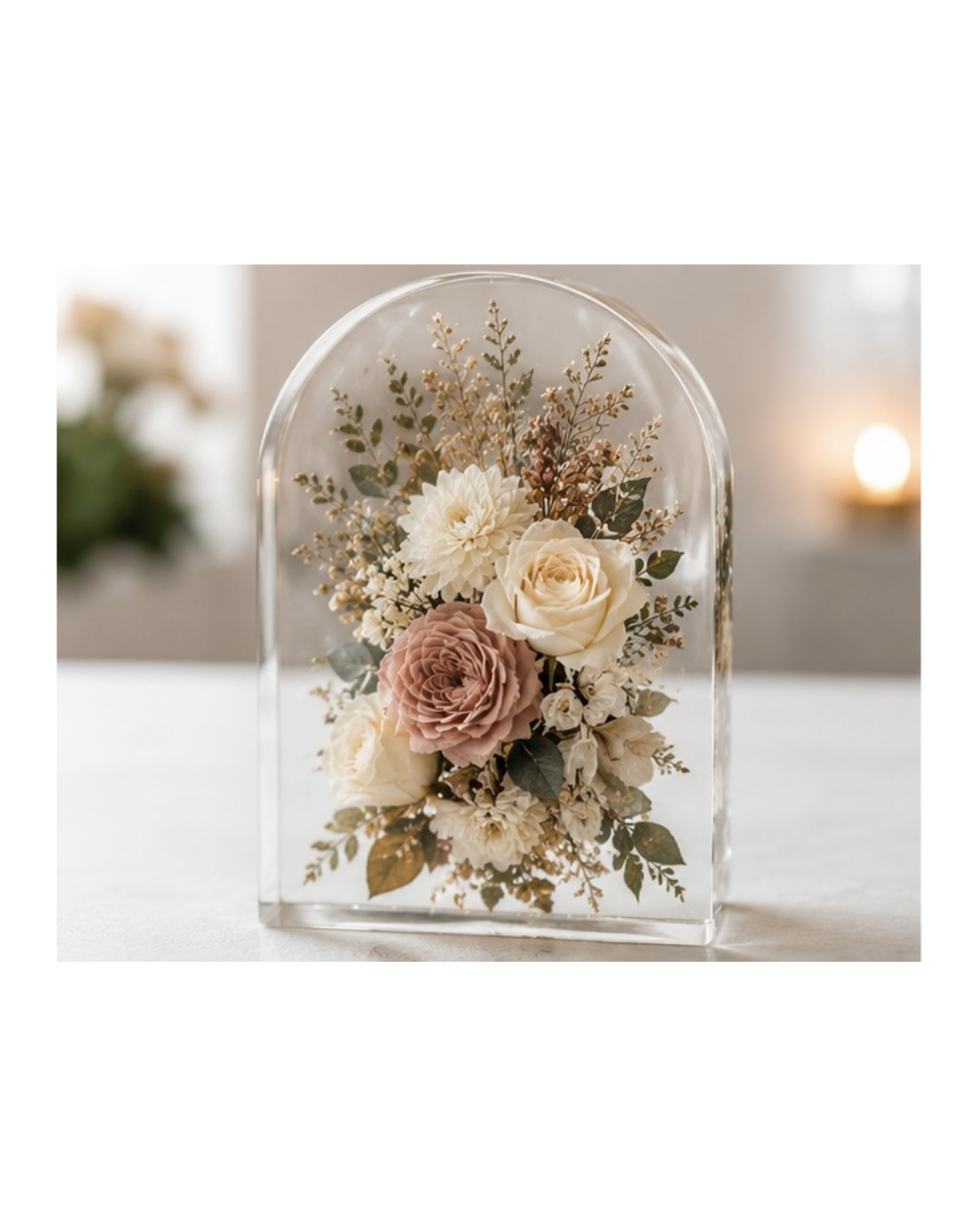 8-Inch Arch Bouquet Preservation