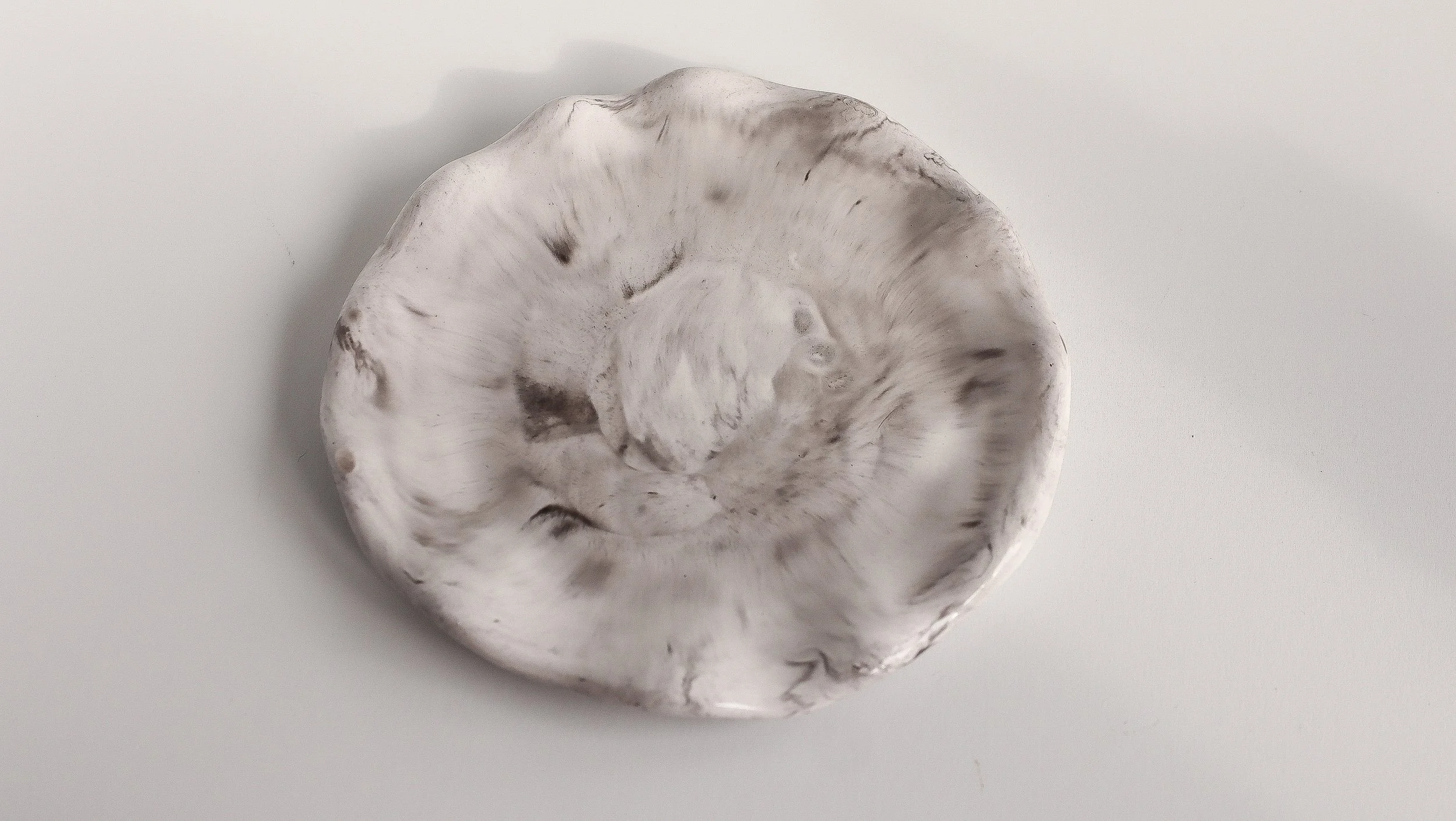 Gray Marble Catch All Dish